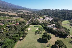 Valley Club Of Montecito 6th Green Aerial